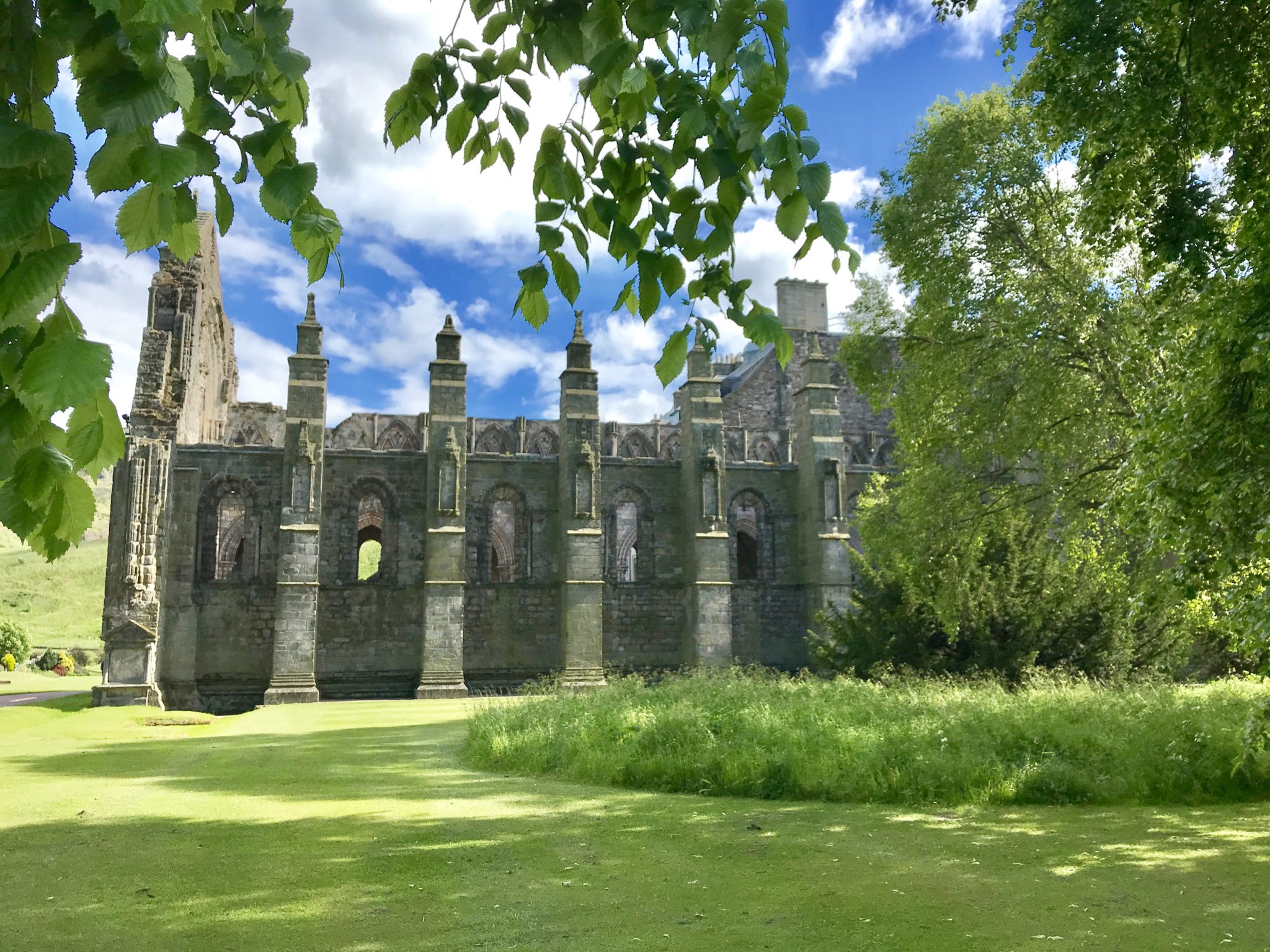 The Abbey ruins at Holyrood Palace