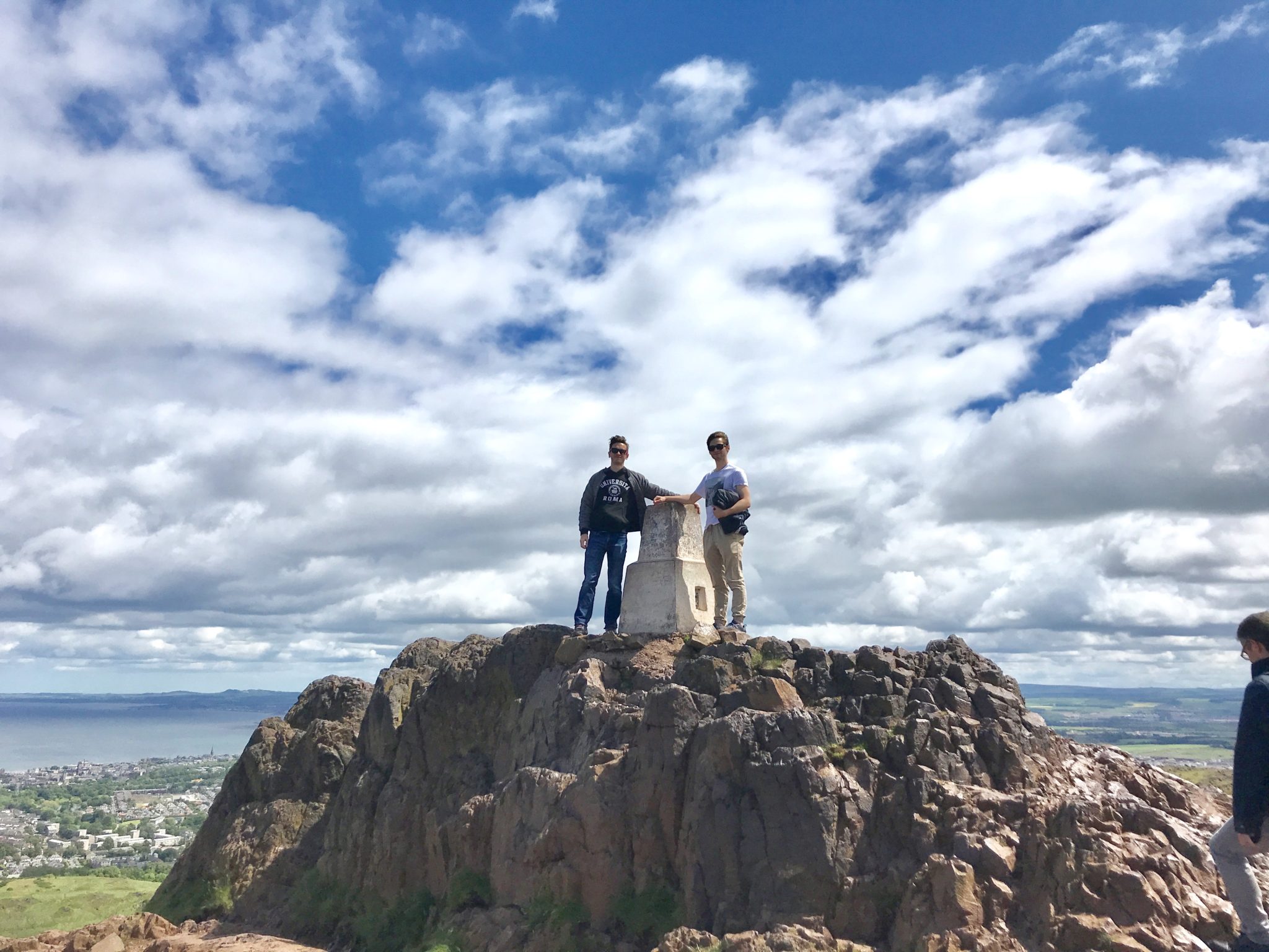 The top of Arthur's Seat